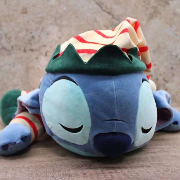 Disney Store Official Cuddleez Plush Stitch Elf  Big Plush Super Soft NEW - Picture 8 of 9